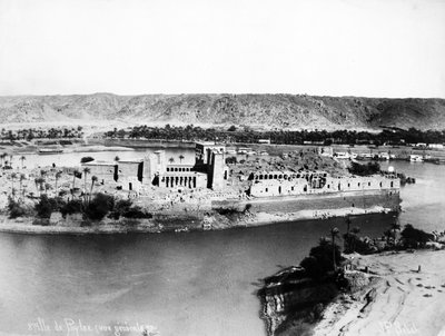 General View of Philae by J. Pascal Sebah